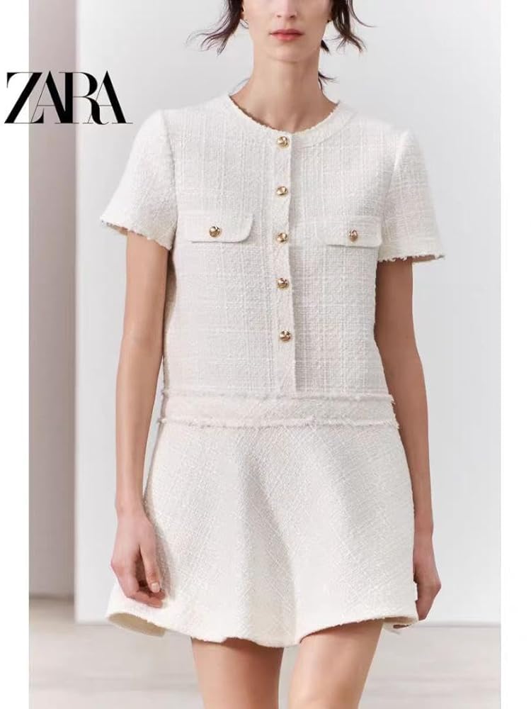 【ZARA】 ショートテクスチャーワンピース ZARA ショートテクスチャー ワンピース - メルカリ